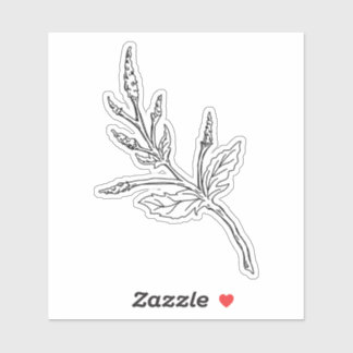 Mugwort Herb Sticker