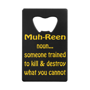 Muh-Reen (noun) Someone Trained To Kill & Destroy