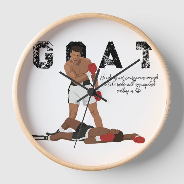 Muhammad Ali  Clock (Front)
