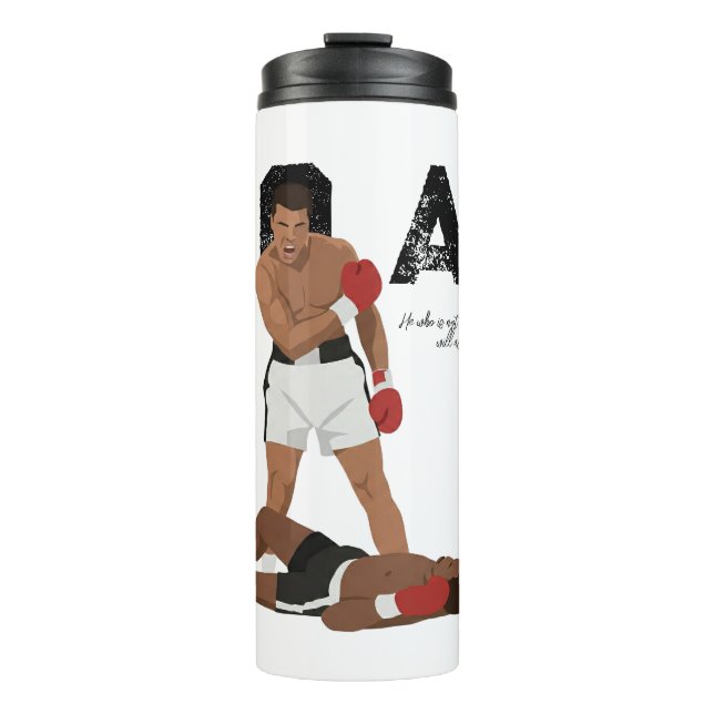 Muhammad Ali  Thermal Tumbler (Front)