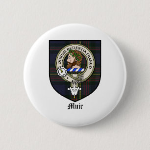 Muir Clan Crest Badge Tartan