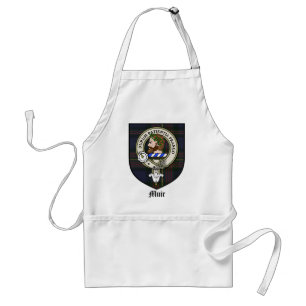 Muir Clan Crest Badge Tartan Standard Apron