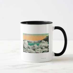 Muir Glacier and Icebergs in Alaska #1State Mug