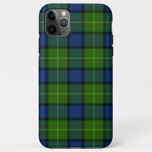 Muir Moore tartan green blue plaid iPhone 11 Pro Max Case