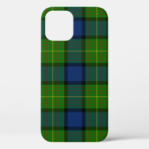 Muir Moore tartan green blue plaid iPhone 12 Case