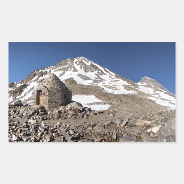 Muir Pass - John Muir Trail - Sierra Nevada Rectangular Sticker (Front)