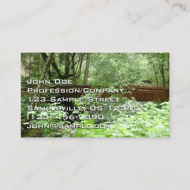 Muir Woods Bridge I Business Card (Front)