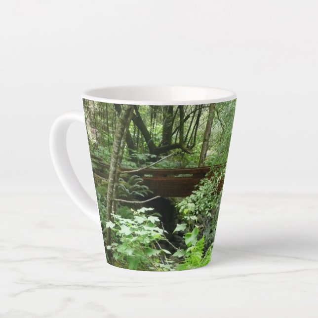 Muir Woods Bridge I Latte Mug (Left Angle)