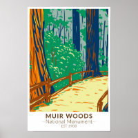 Muir Woods National Monument California Vintage
