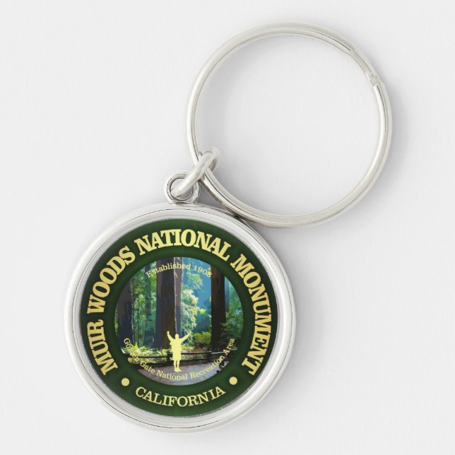 Muir Woods National Monument Key Ring (Front)