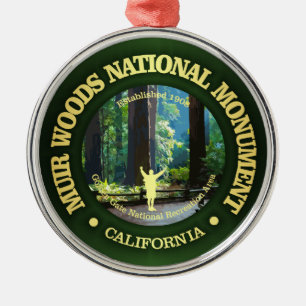 Muir Woods National Monument Metal Ornament