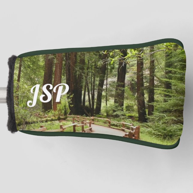 Muir Woods Path I Nature Photography Golf Head Cover (Front)