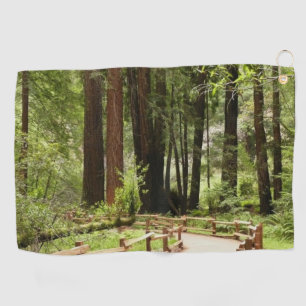 Muir Woods Path I Nature Photography Golf Towel