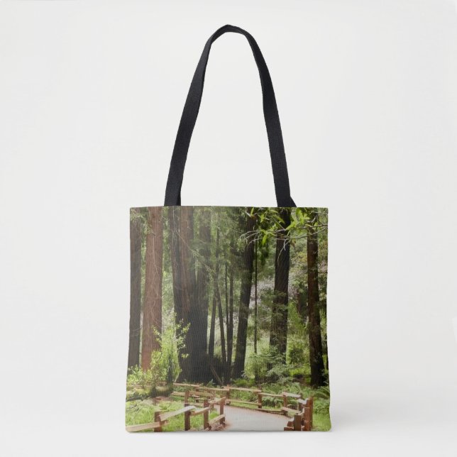 Muir Woods Path I Nature Photography Tote Bag (Front)