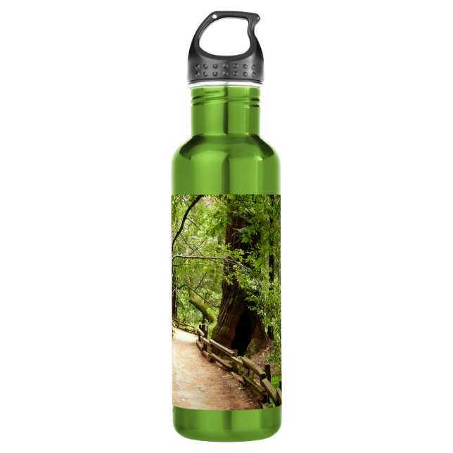 Muir Woods Path II Nature Photography 710 Ml Water Bottle (Front)