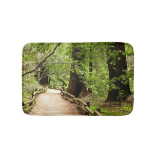 Muir Woods Path II Nature Photography Bath Mat