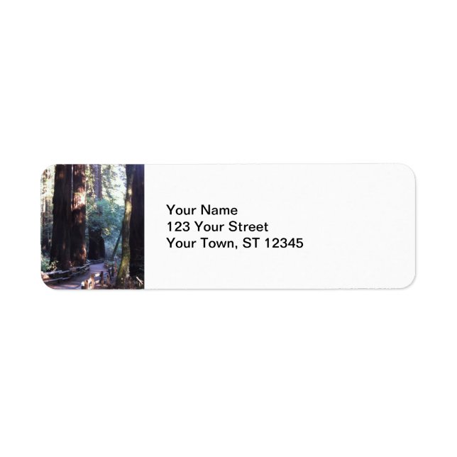 Muir Woods Return Address Label (Front)