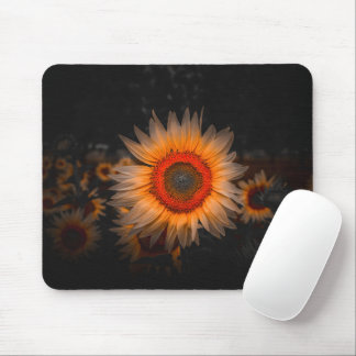 Muismat sunflower mouse pad
