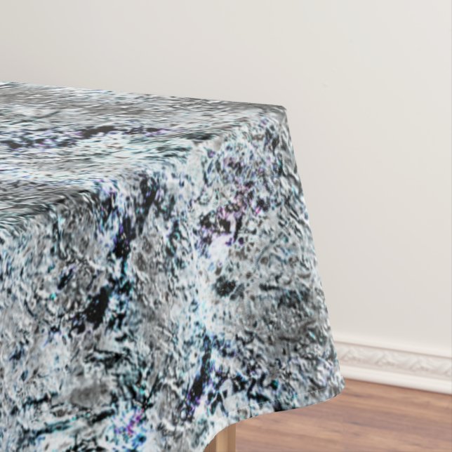 Muito rústico fungo prateado sujo de carbono tablecloth (In Situ)