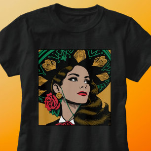 Mujer Mariachi Mexicana Hispanic Heritage Shirt