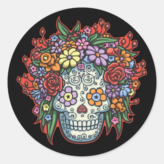 Mujere Muerta Con Gracias II Classic Round Sticker (Front)