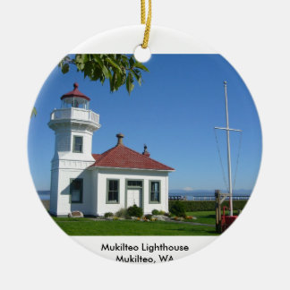 Mukilteo Lighthouse Ceramic Ornament