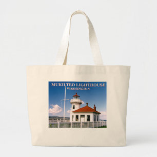 Mukilteo Lighthouse, Washington Jumbo Tote Bag