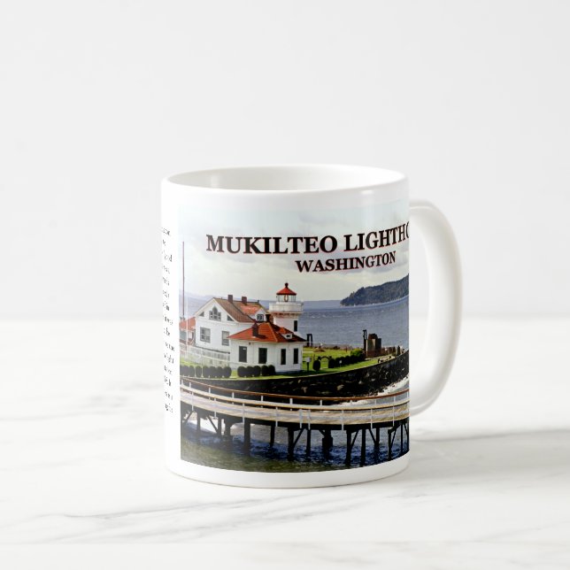 Mukilteo Lighthouse, Washington Mug (Front Right)