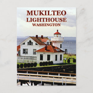 Mukilteo Lighthouse, Washington Postcard
