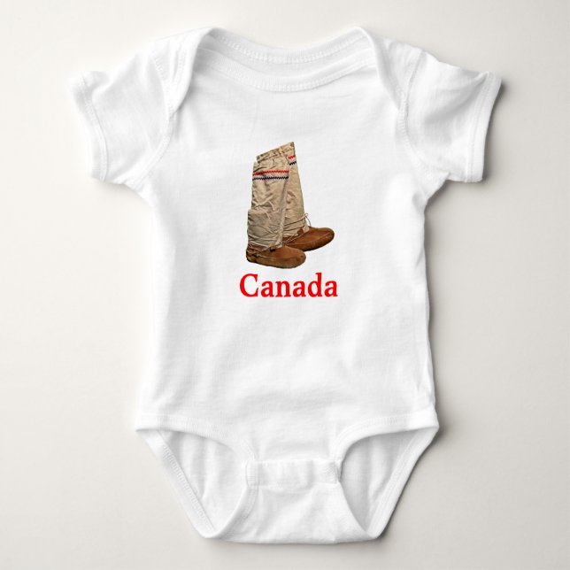 Mukluks Baby Bodysuit (Front)
