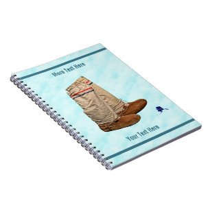 Mukluks On Snow Notebook