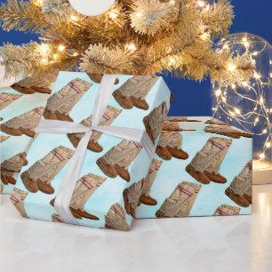 Mukluks On Snow Wrapping Paper