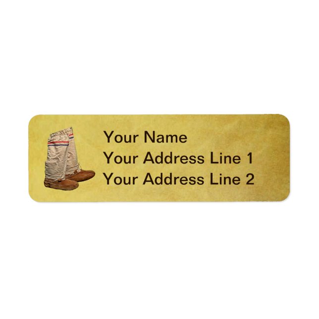 Mukluks Return Address Label (Front)