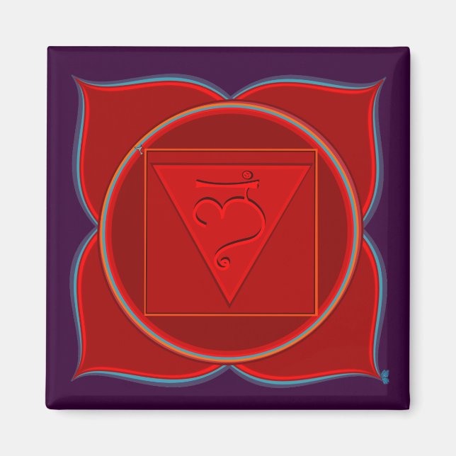 Muladhara Chakra Magnet (Front)