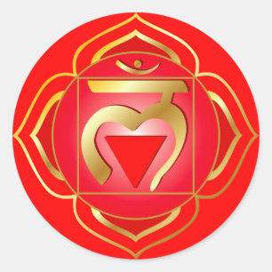muladhara or root chakra Sticker