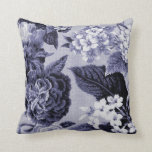 Mulberry Blue Purple Botanical Floral Toile No.1 Cushion<br><div class="desc">When you can’t carpet the world around you, Floral Toile It All! If you love floral toile, check out my store and go to Collections to see everything Floral Toile. See something you like but it’s not quite right, something is missing, or you need help with Customise This Product? Contact...</div>