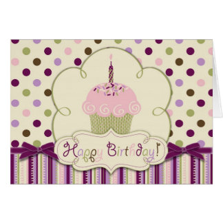 Mulberry Dots Card
