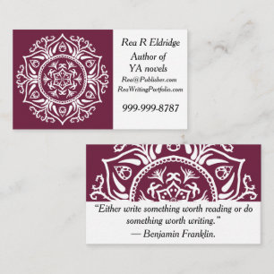 Mulberry Mandala Business Card