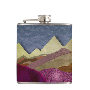 Mulberry Mountains Hip Flask