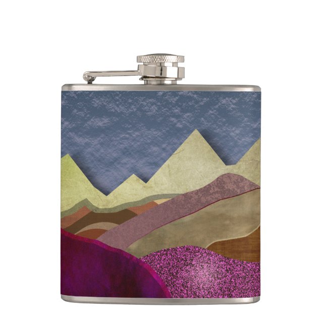 Mulberry Mountains Hip Flask (Front)