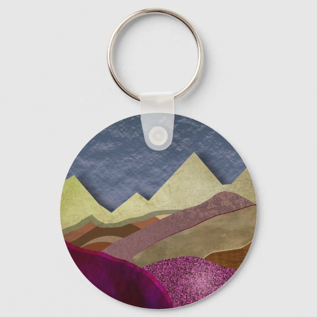 Mulberry Mountains Key Ring (Back)