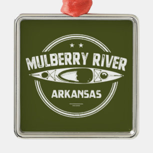 Mulberry River, Arkansas Metal Ornament