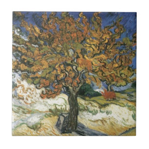 Mulberry Tree by van Gogh Ceramic Tile