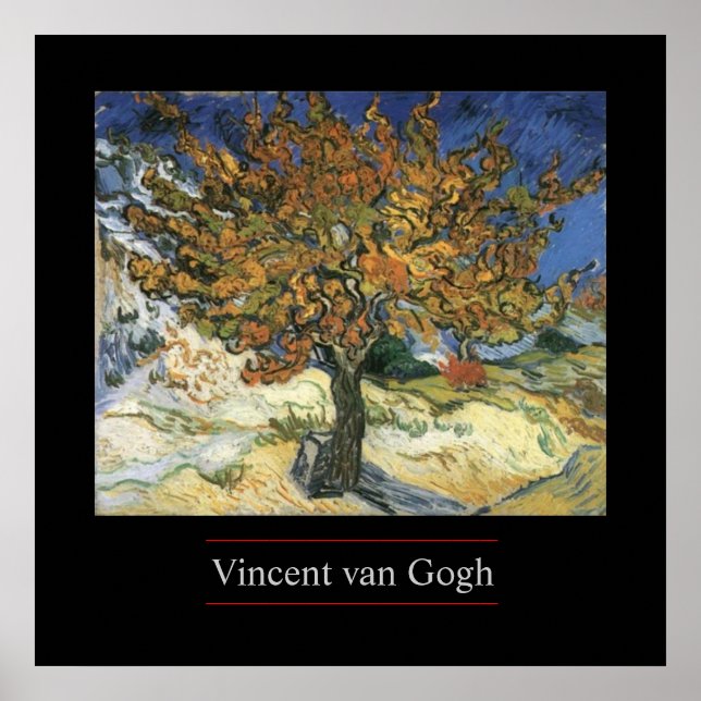 Mulberry Tree by van Gogh Poster Print (Front)