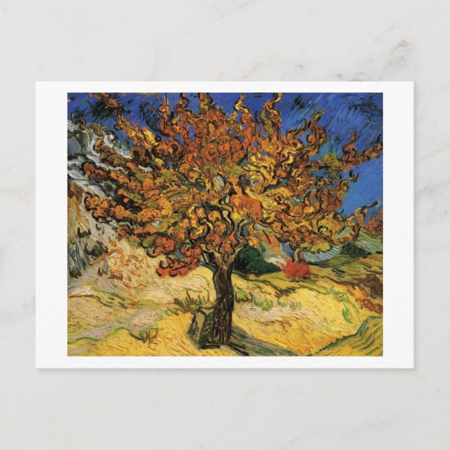 Mulberry Tree (F637) Van Gogh Fine Art Postcard (Front)