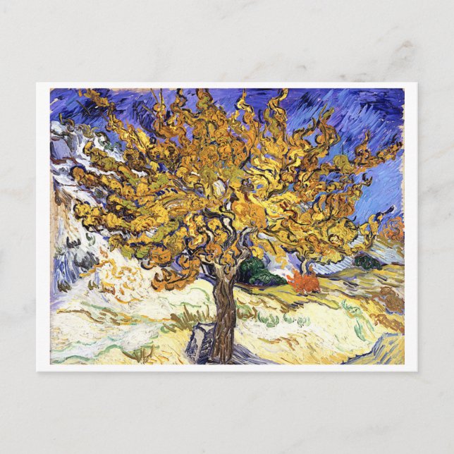 Mulberry Tree, Vincent van Gogh  Postcard (Front)