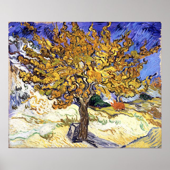 Mulberry Tree, Vincent van Gogh Poster (Front)