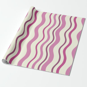Mulberry Waves Wrapping Paper