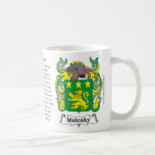 Mulcahy, the History, the Meaning and the Crest Coffee Mug