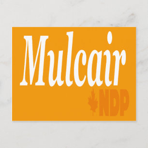 Mulcair NDP Postcard